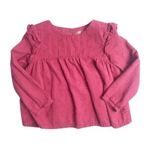 Genuine Kids Toddler Longsleeve Peplum Top 4T